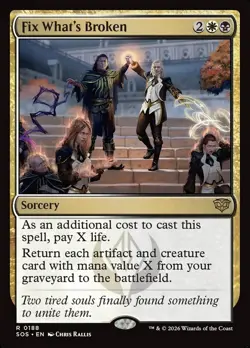 MTG Fix What's Broken Secrets of Strixhaven 0188 Foil Rare - Image 1