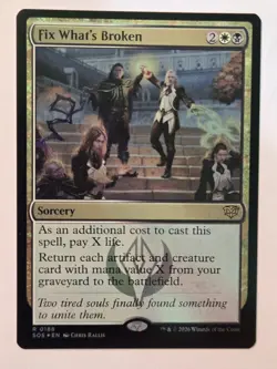 MTG Fix What's Broken Secrets of Strixhaven 0188 Foil Rare - Image 2