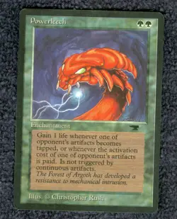 POWERLEACH uncommon 1994 ANTIQUITIES Magic the Gathering Unplayed NM - Image 1