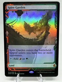 Spire Garden FOIL Zendikar Rising Expeditions MTG NM 019 - Image 1
