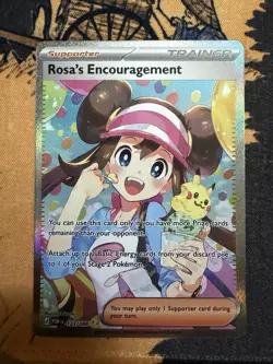 Rosa's Encouragement 123/088 Perfect order Secret Rare Full Art Holo Eng 2026 - Image 1