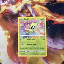 Pokemon Celebi Amazing Rare Holo SWSH04: Vivid Voltage 009/185 NM - Image 1