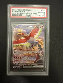 Pokemon TCG Ethan's Ho-Oh EX Sir 230/182 Destined Rivals PSA10 - Image 1