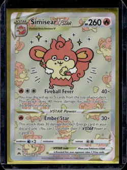 2023 Pokemon SWSH Crown Zenith Simisear VST Galarian Gallery #GG37/GG70 - Image 1