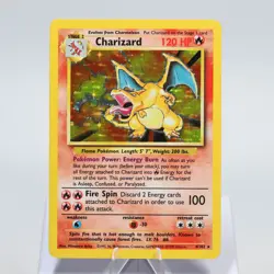 Pokemon TCG - Charizard 4/102 Base Set Holo Rare - Image 2
