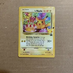 ___’s Pikachu Birthday 24/53 Celebrations 25th Anniversary Pokemon Card - NM - Image 2