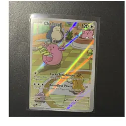 Pokemon Chansey 187/167 Illustration Rare Full Art Holo Twilight Masquerade - Image 1