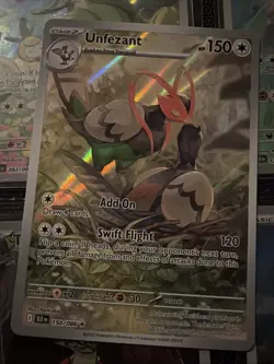 Pokemon TCG Unfezant Illustration Rare 150/086 Black Bolt - Image 1