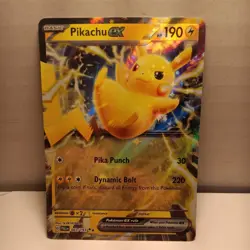 Pikachu ex 063/193 Pokemon Obsidian Flames Ultra Rare Holo - Image 1