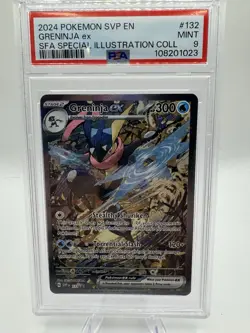 Greninja EX 132 SVP Scarlet & Violet Promo Holo Card PSA 10 - Image 1