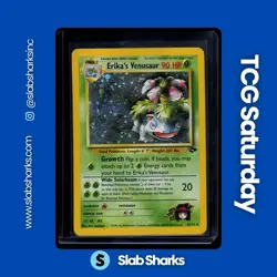 2000 POKEMON GYM CHALLENGE #4/132 ERIKA'S VENUSAUR HOLO RARE - Image 1
