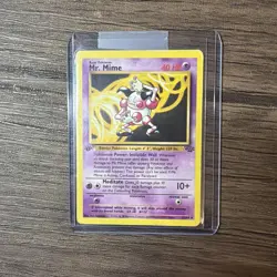 Pokemon Base Set Mr Mime 1st Edition Non Holo #22 - Image 1