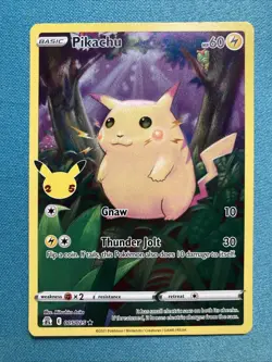 Pokemon Pikachu TCG Celebrations Card 005/025 25th Anniversary - Image 2