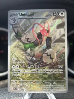 Unfezant - 150/086 150/086 Holo Illustration Rare SV: Black Bolt Pokemon NM - Image 1