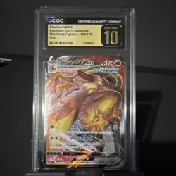 CGC Pristine 10 Blaziken VMAX 008/070 S5a Peerless Fighters Holo JP 2021 - Image 1