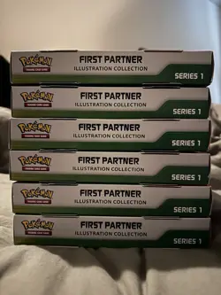 Pokemon TCG First Partner Illustration Collection Series 1 Lot Of 6! - Image 2