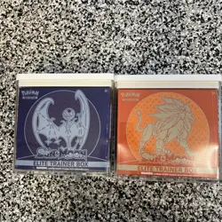Pokemon Elite Trainer Box Sun and Moon Base (Set of 2) Sealed w/ target cases - Image 1