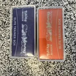 Pokemon Elite Trainer Box Sun and Moon Base (Set of 2) Sealed w/ target cases - Image 5