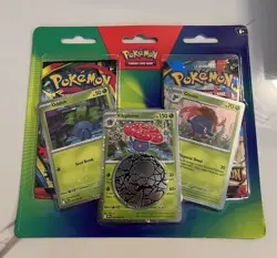 Pokemon TCG Blister Oddish Vileplume Gloom Promo 2 Pack Blister Factory Sealed - Image 1