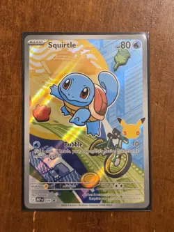 Squirtle 039 Mega Evolution Illustration Rare Pokemon Promo 30th Anniversary - Image 5