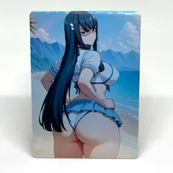 Kill La Kill Satsuki Kiryuin Goddess Anime Waifu ACG Foil Card - Image 1
