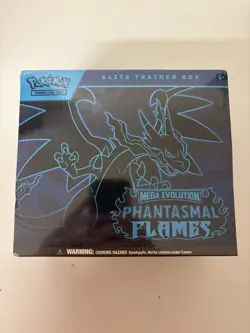 Pokemon Mega Evolution Phantasmal Flames Elite Trainer Box ETB Damaged Box - Image 1