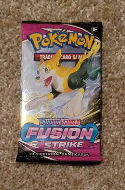 Pokemon Fusion Strike Booster Pack English Factory sealed 820650809163 - Image 1
