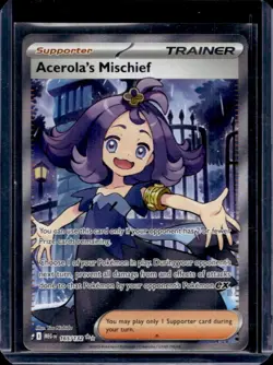 2025 Pokemon Mega Evolution Acerola's Mischief Ultra Rare #165/132 - Image 1