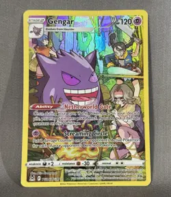 Gengar TG06/TG30 Swsh11: Lost Origin Trainer Gallery Holo NM Pokemon Card - Image 1
