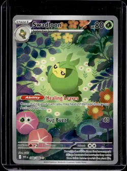 2025 Pokemon White Flare Swadloon Illustration Rare #088/086 - Image 1