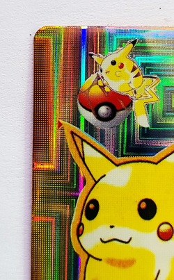Pikachu Sticker Pokemon Vending Holo Prism 1998 Bandai Animi Collecti Vtg - Image 4