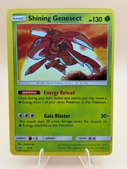 Shining Genesect 9/73 Rare Shining Shining Legends Pokemon Near Mint - Image 1