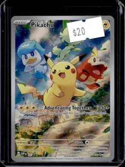 2023-25 Pokemon SV Black Star Promos Pikachu #027 - Image 1