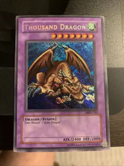 (YCL) Thousand Dragon MRD-143 REVERSE FOIL ERROR Secret Unlimited Yu-Gi-Oh LP - Image 1