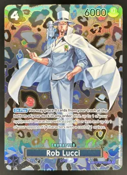 2023 One Piece Awakening of the New Era Rob Lucci Super Rare #OP05-093 - Image 1