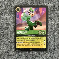 Lorcana Shimmering Skies Clarabelle Light on Her Hooves 84/204 Legendary Foil NM - Image 1