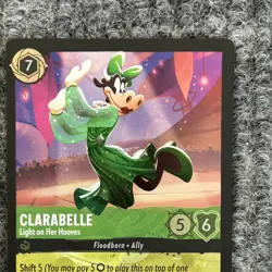 Lorcana Shimmering Skies Clarabelle Light on Her Hooves 84/204 Legendary Foil NM - Image 5