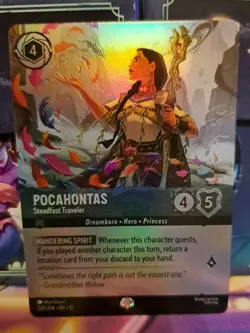 Pocahontas - Steadfast Traveler - 220/204 Epic - Disney Lorcana Wilds Unknown - Image 1