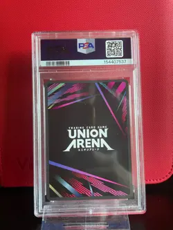 Union Arena TCG Sasha Braus 1 star Alt Art Holo PSA 10 Gem Mint Attack on Titan - Image 2