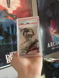 Union Arena TCG Sasha Braus 1 star Alt Art Holo PSA 10 Gem Mint Attack on Titan - Image 4