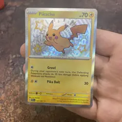 Pokemon TCG - Pikachu - Paldean Fates 131/091 Holo Shiny Rare - Image 1