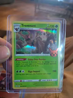 Pokemon Trevenant Holo Rare Card XY Promo 2014 Trading Card Game - Image 1