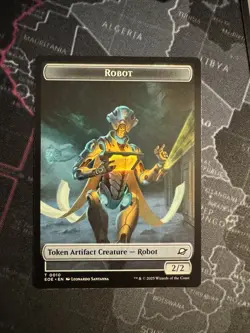 0011 Tezzeret, Cruel Captain Emblem Token 0010 Robot Edge of Eternities MTG Card - Image 2