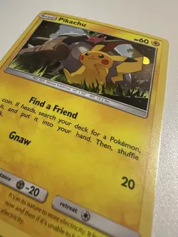 Pokemon TCG Pikachu SM234 Promo Card Holo Rare - Image 3