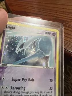 Lugia 2/17 - POP Series 5 Holo Rare ✨ Pokemon Card 2007 SWIRL next to foot. - Image 5