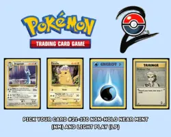 Pokemon WOTC Base Set 2 #21-130 Non Holo Near Mint & Light Play Pick Your Card - Image 1