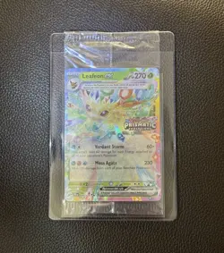 Leafeon ex 006/131 Prismatic Evolutions Stamped Surprise Box Promo Card SEALED - Image 1