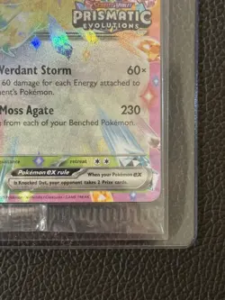 Leafeon ex 006/131 Prismatic Evolutions Stamped Surprise Box Promo Card SEALED - Image 5