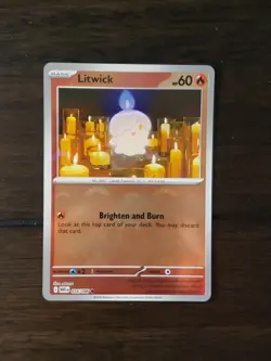 Litwick - 016/086 - Reverse Holo - White Flare WHT - NM/M - Pokemon Card - Image 1