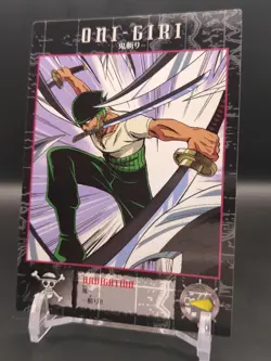 Roronoa Zoro #36 One Piece Carddass Masters Card 2000 Bandai Japanese TCG CCG B2 - Image 3